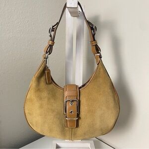 Coach Vintage Hampton Hobo Suede Y2K